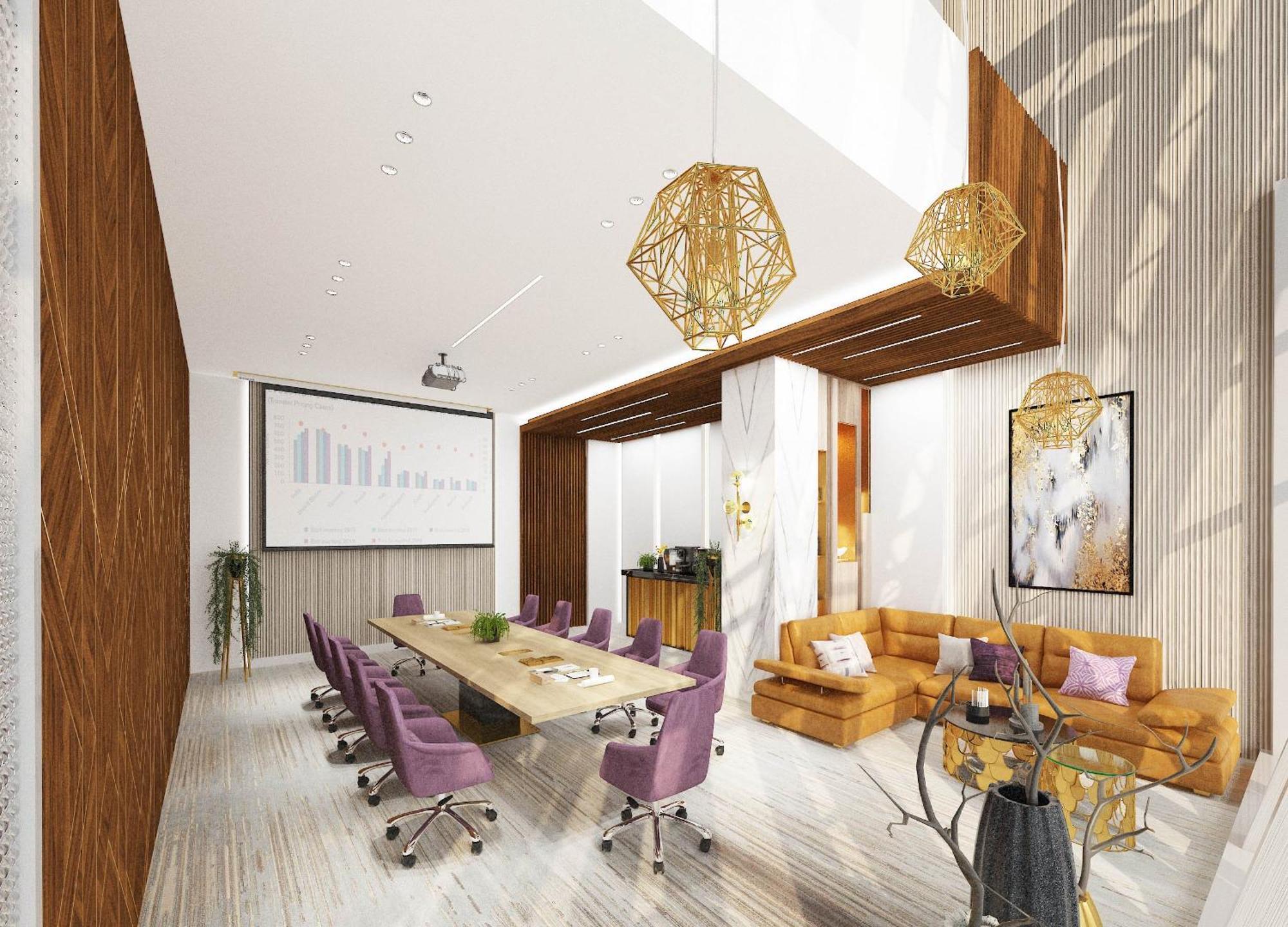 Velero Hotel Doha Lusail 외부 사진 3D rendering of a meeting room