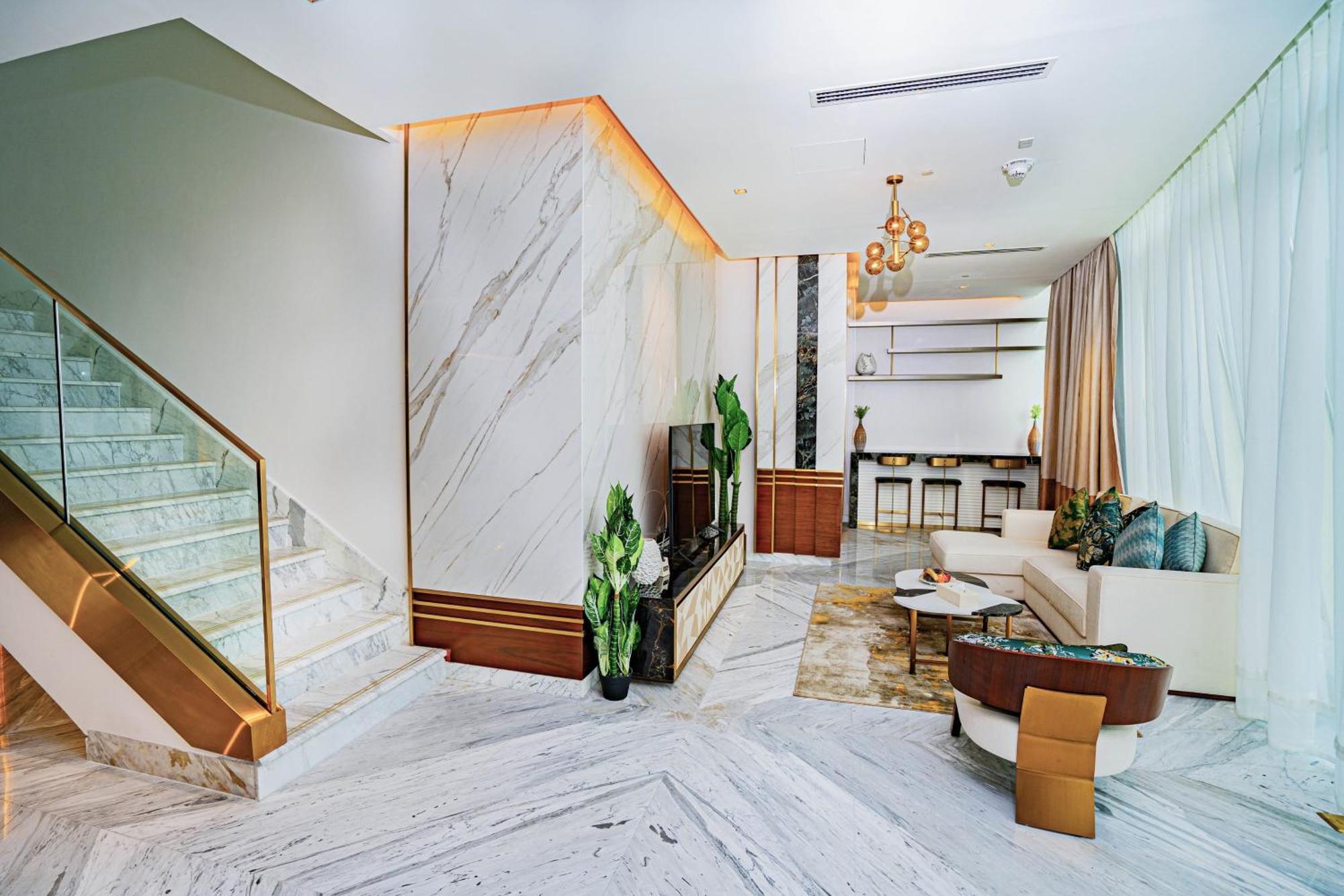 Velero Hotel Doha Lusail 외부 사진 Interior of a Sky Villa